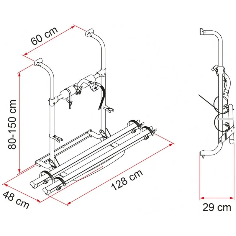RV Bicycle Rack C Touring Car