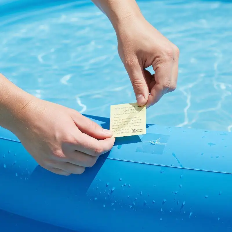 PVC Inflatable Boat Repair Patch Durable Waterproof Self Adhesive for Quick Air Mattress Repairs