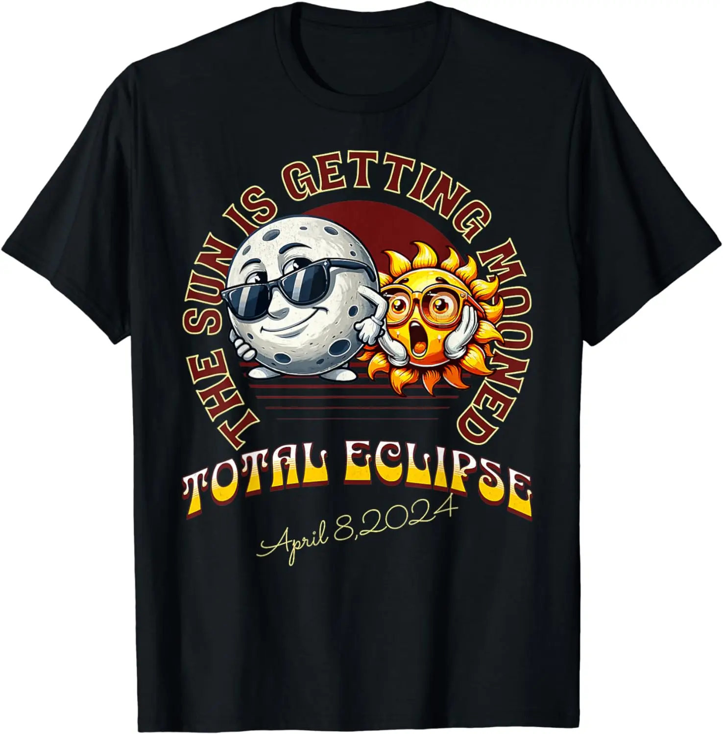 

Total Solar Eclipse Chase 2024 Sun Is Getting Mooned T-Shirt