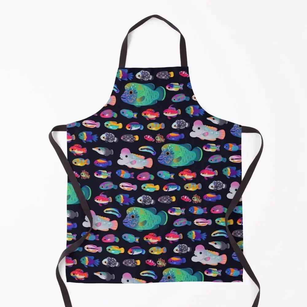 

Wrasse! Apron Customizable Woman Children'S Kitchenware Apron