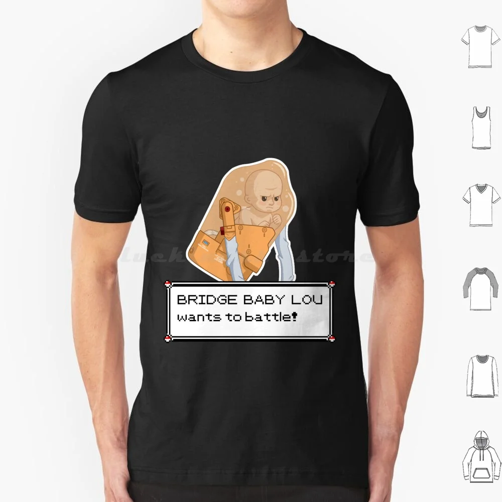 Bb Pod quer batalha! Camiseta de algodão masculina e feminina, faça você mesmo, estampa Death Stranding Bridge Baby Bb Pod Paródia Kojima Productions