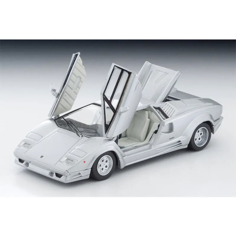 TAKARA TOMY TLV-N Lamborghini Countach 25th Anniversary 1/64 Scale Diecast Collectible Model with Opening Doors