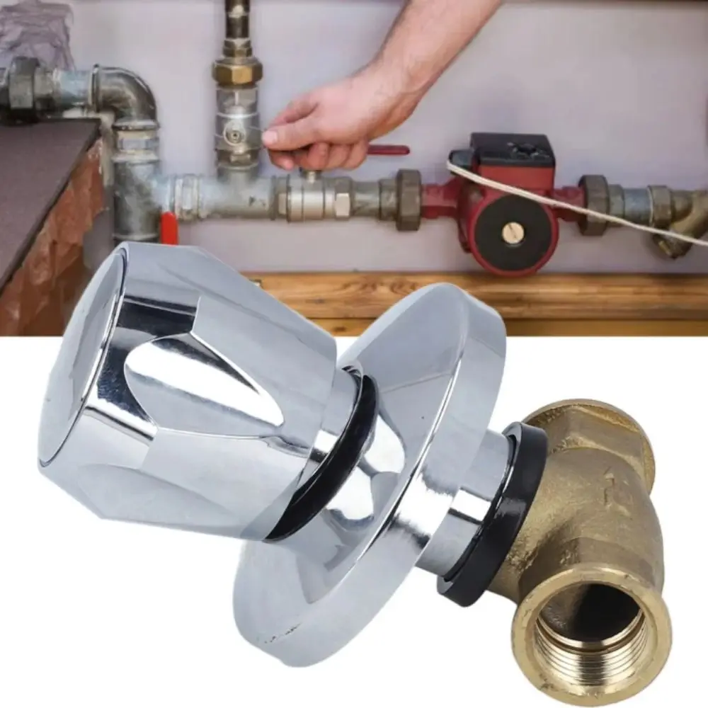 Dark Valve Brass Material Concealed Switch Valve Single Handle Quick-open Design Shower Valve Angle Valve High Water Pressure