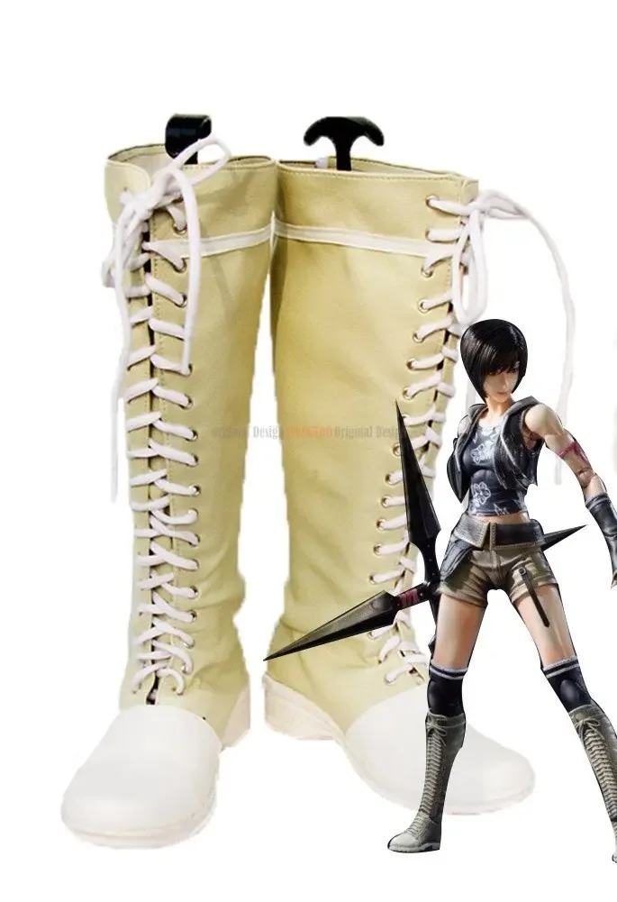 

FF7 Yuffie Kisaragi Cosplay Boots Final Fantasy VII Yuffie Kisaragi Cosplay Shoes Long Boots Custom Made