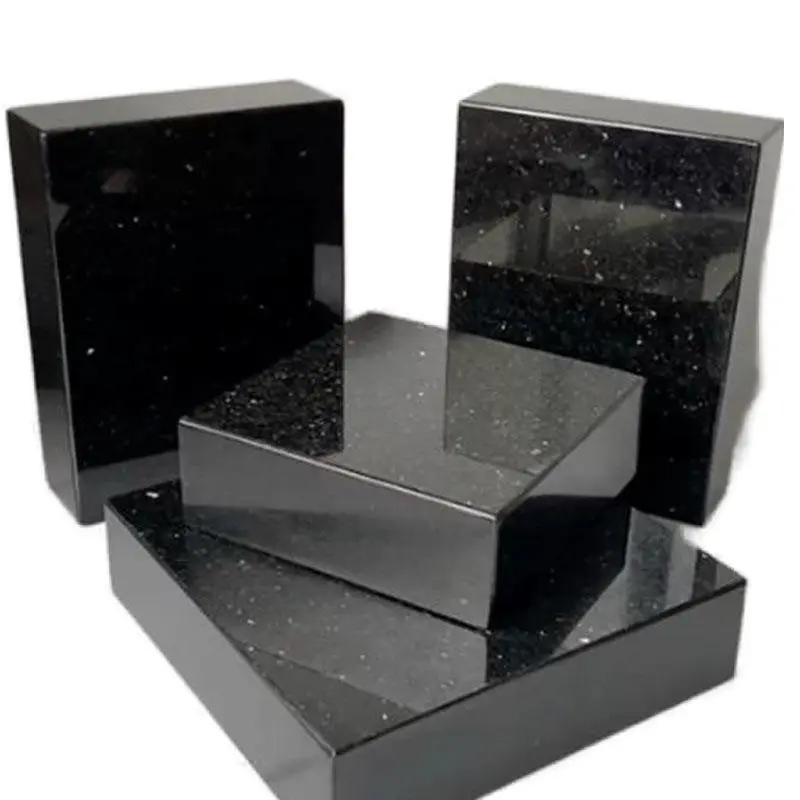Black Sands audio subwoofer marble base, marble shock absorber pad