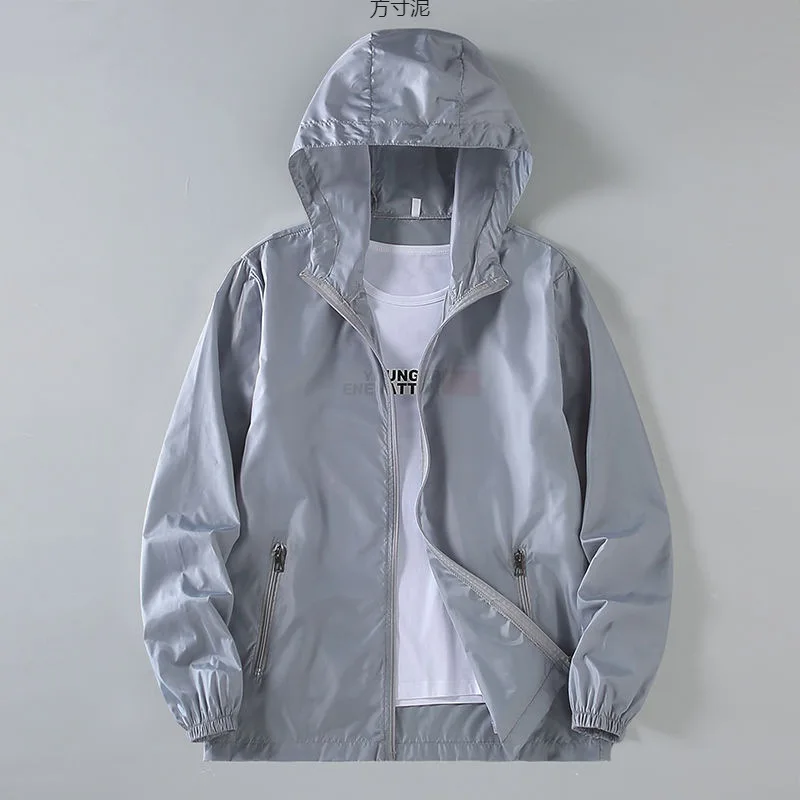 

Sunscreen Clothing Men's Summer Ice Silk Breathable Light Cool Loose Trend Casual Sunscreen Clothing Men's Thin Jacket Jacket