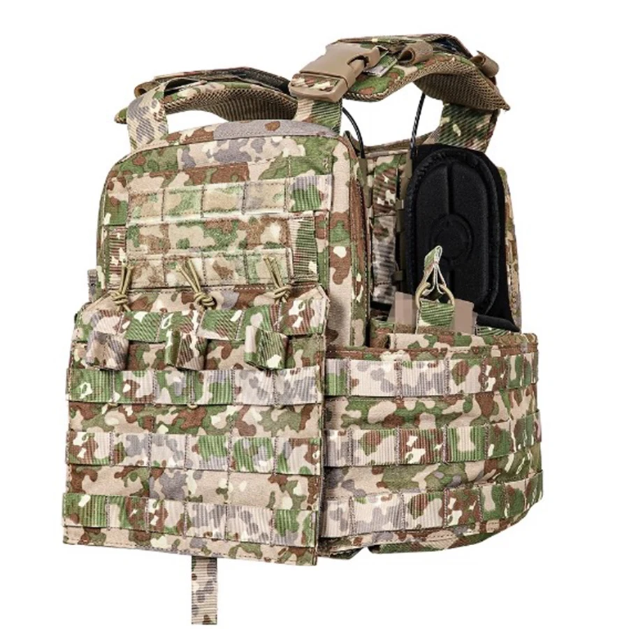 Anti-Infrarot-Weste vom Typ CP, Flecktarn, deutsche Tarn-Jagdweste, schwere und schnell abnehmbare taktische CPC-Weste, All-Terrain-Cam