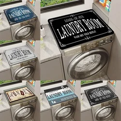 Washing Machine Dust Cover Waterproof Oven Microwave Refrigerator Fridge Top Protector Mat Coffee Drain Pad Table Placemat