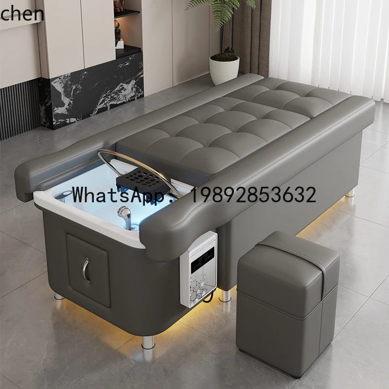 FZ Electric Lift Pedicure Shampoo Bed Barber Shop Hair Salon Special Water Circulation Fumigation