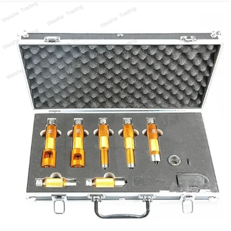 XBJ04 DENSO Diesel Common Rail Injector Nozzle Armature Lift Residual Air Gap Stroke Travel Measuring Test Tool Kits