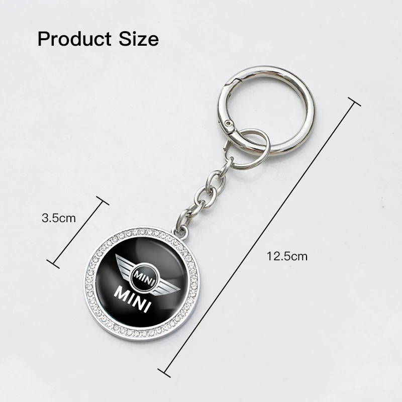 Car Key Rings Keychain Pendant for Mini Cooper One JCW F54 F55 F56 F57 F60 R50 R52 R53 R55 R56 R57 R58 R59 R60 R61 Countryman