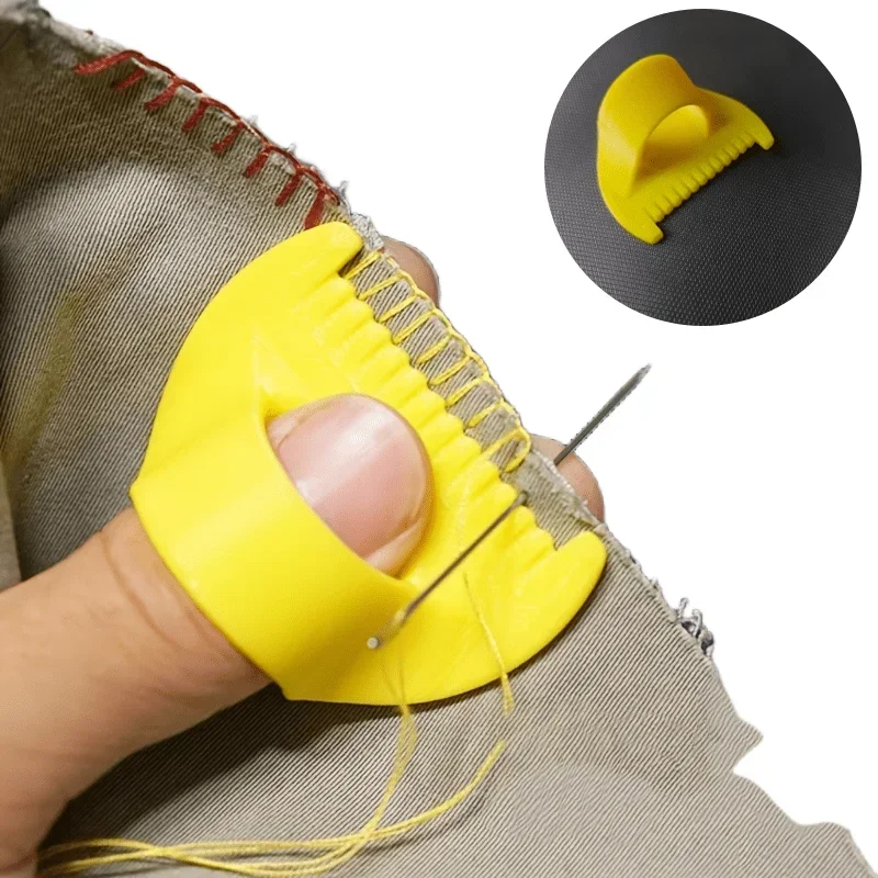 

1/2 Piece Simple Stitching Tool - Durable Plastic Edge Stitching Lock and Knitting Tool, DIY Hand Sewing Sewing Accessories