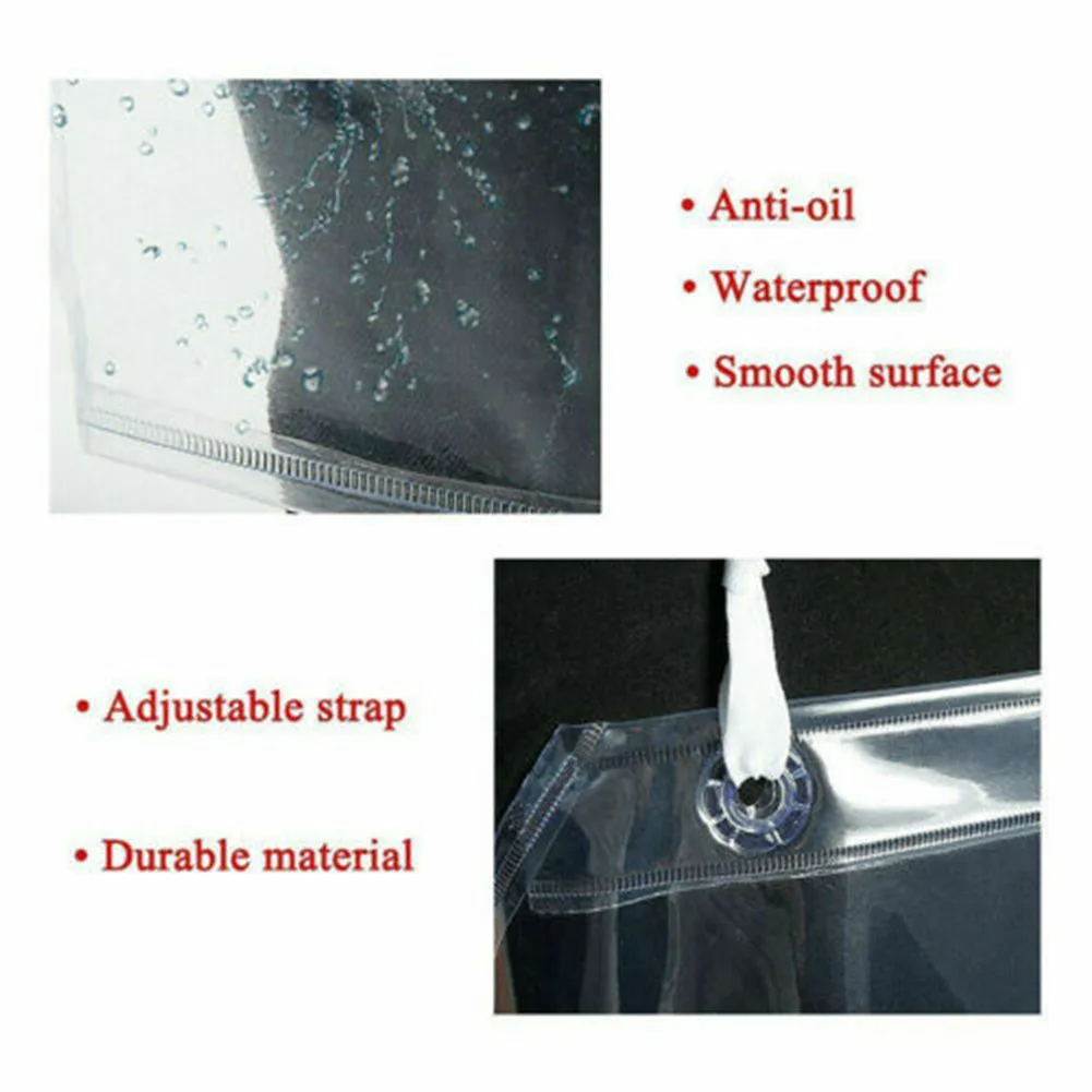 For Kitchen PVC Apron Restaurant Transparent Clean Waterproof Practical Kit High Quality Hot ，Portable Aktisch