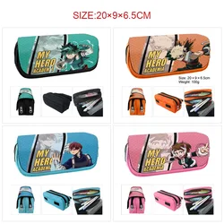 My Hero Academia Bakugou Katsuki Double Layer Large Capacity Pencilcase Oxford Canvas Pencil Box School Office Pen Bag 1972