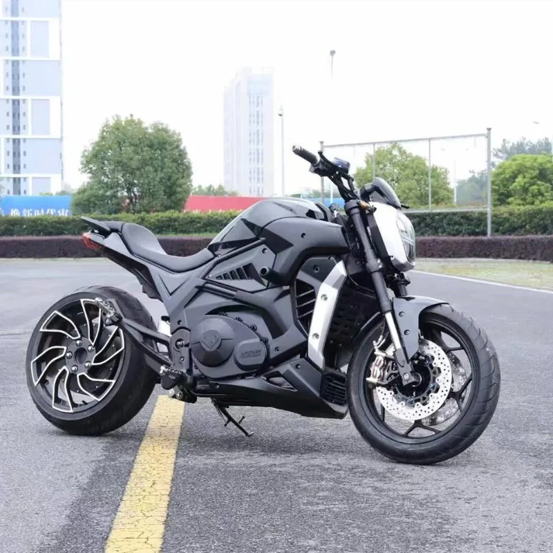 Einzelner Schwingarm 5000W Elektromotorrad für Erwachsene 72V Großes Party-Hochgeschwindigkeits-Elektromotorrad
