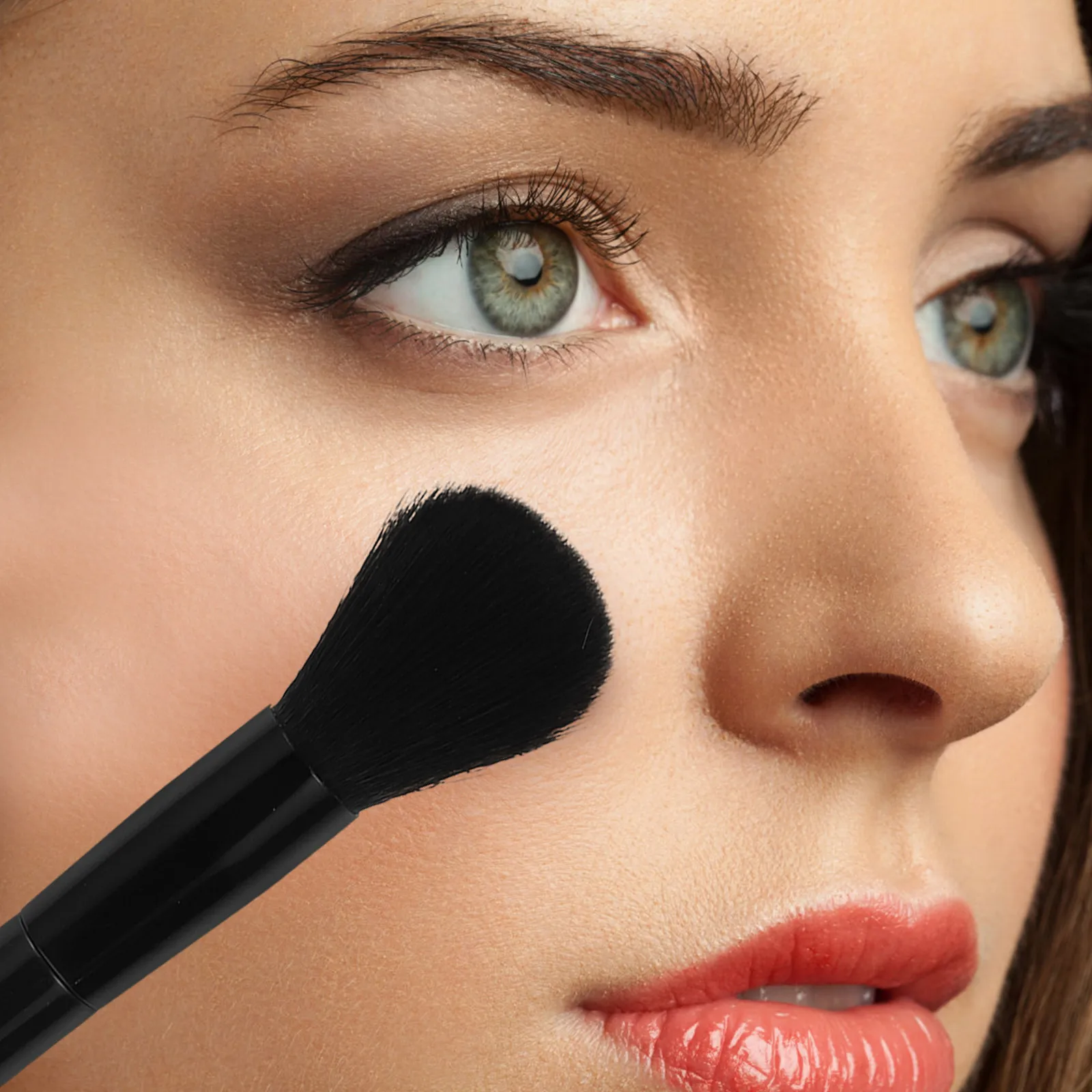

Nose Shadow Brush Dual Ended Soft Nylon Contour Double Sided Makeup Brushes Powder Elf Brushes Set Foundation Women