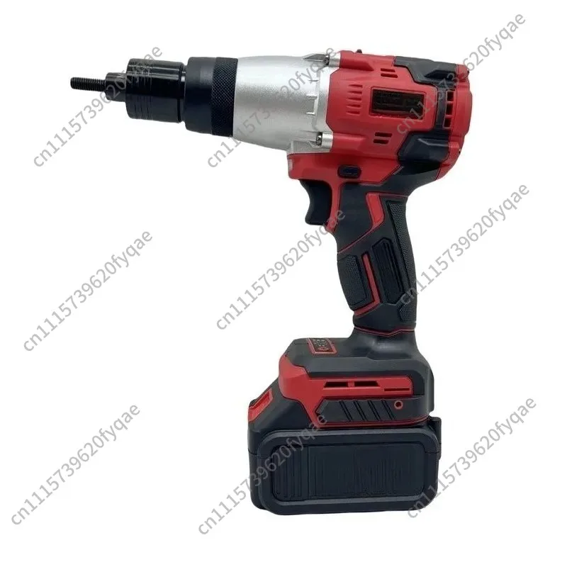 Industrial rechargeable automatic nut gun riveting gun capping gun brushless lithium battery electric rome willow screw