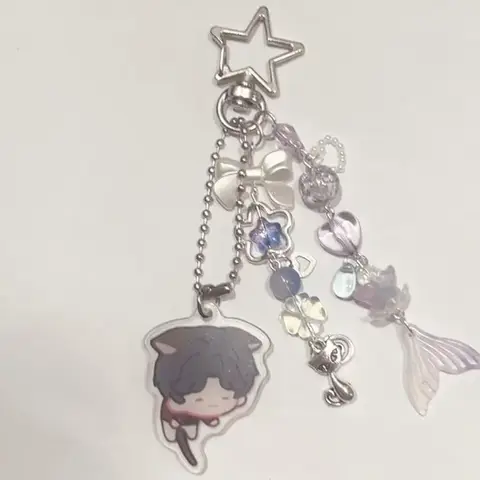 डीप स्पेस चिबी किट्टी कीचेन से प्यार 10 best sales प्रेम चाबी का गुच्छा - №8