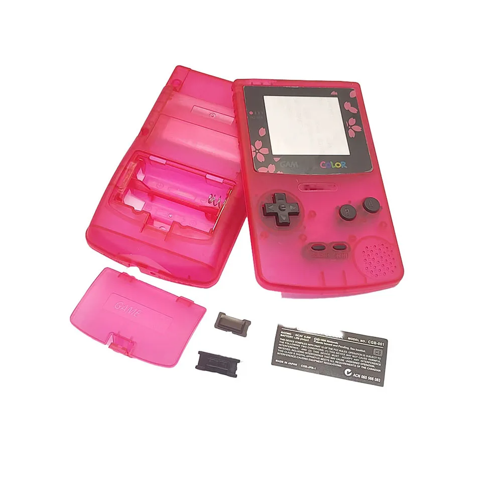 Set lengkap kualitas tinggi cangkang rumah plastik untuk gameboy cangkang warna untuk pengganti perbaikan konsol game GBC