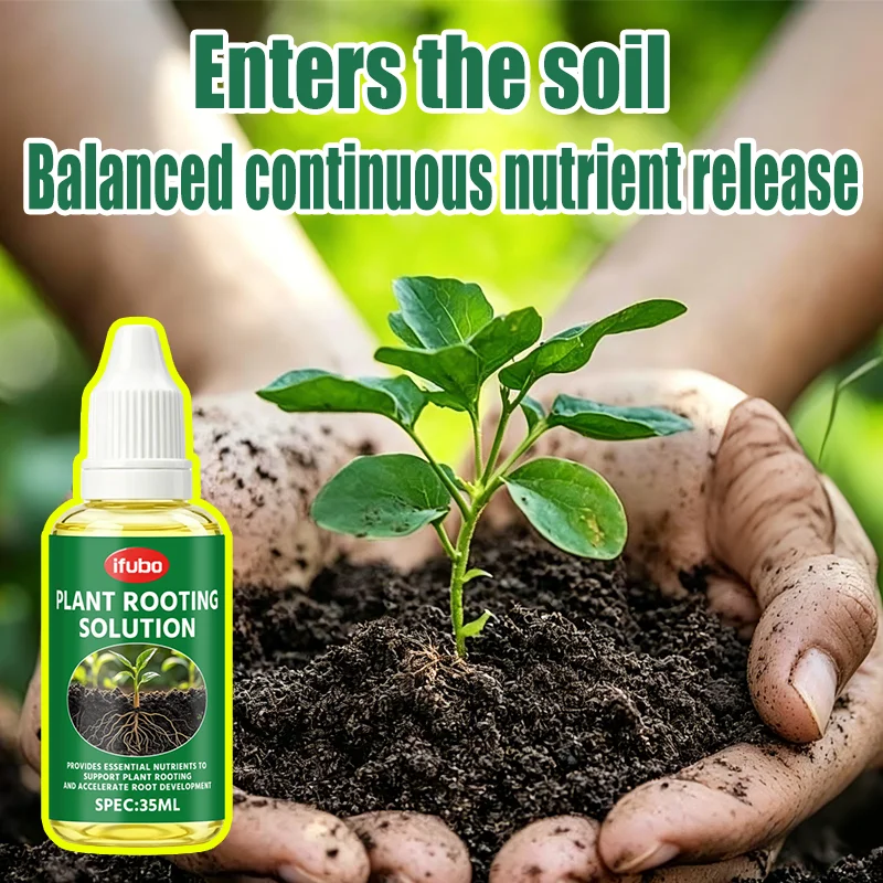 Root Growth Stimulant Liquid 35ML Plant Rooting Solution Nutrient Feed For Cutting Potted Flower Vegetable Seedling