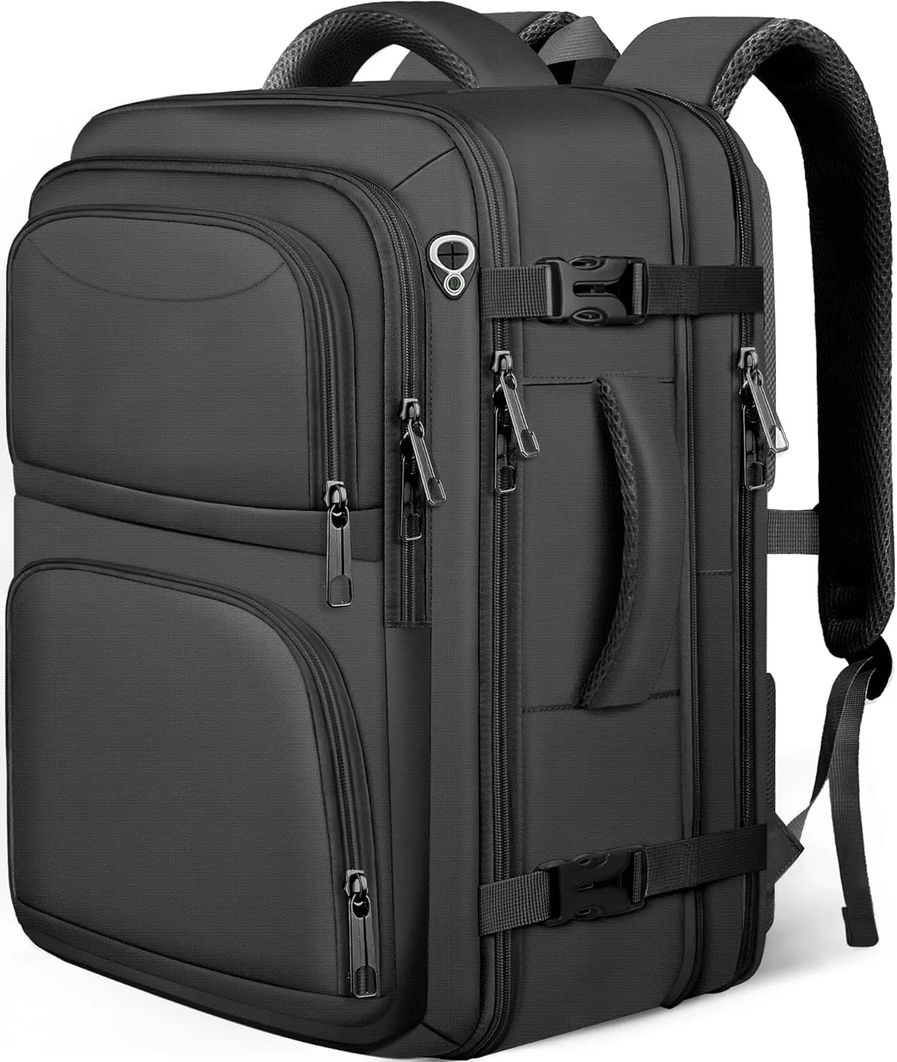 

Extra Large Travel Backpack, TSA 18.4" Laptop Bag Flight Approved, Lightweight Business Luggage, Gifts for Men Women, Black