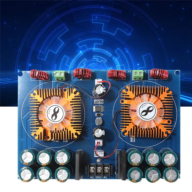 XH-M258 High Power TDA8954TH Dual 420W Digital Audio Amplifier Board Pure Rear Power Amplifier Board Module Trwały i łatwy w użyciu