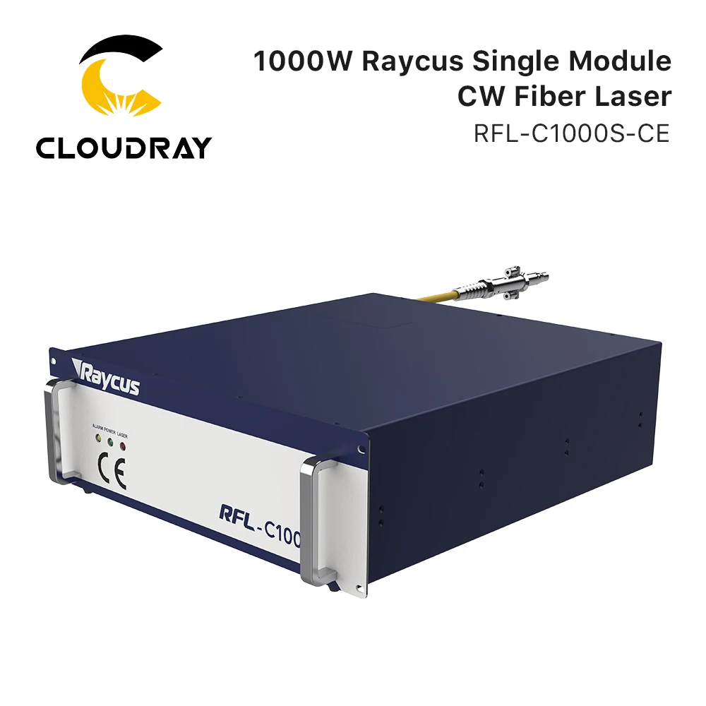 Cloudray Original Raycus Laser Source 1000W Single Module CW Laser RFL-C1000S 2 Years Warranty for Fiber Cutting Machine