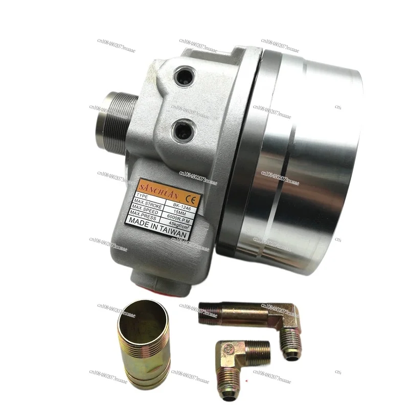 Taiwan Sanchuan BK-1036 through hole 36MM thread M42*1.5, hollow hydraulic chuck rotary cylinder three-jaw chuck cylinder