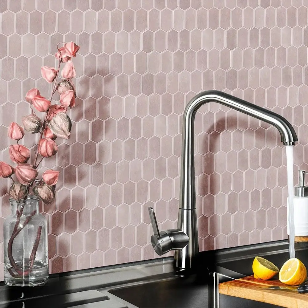 1PC Waterproof Wall Sticker Moisture-proof Anti Fouling Kitchen Cabinet Renovation Tile Heat-resistant DIY Wall Decal Home Decor