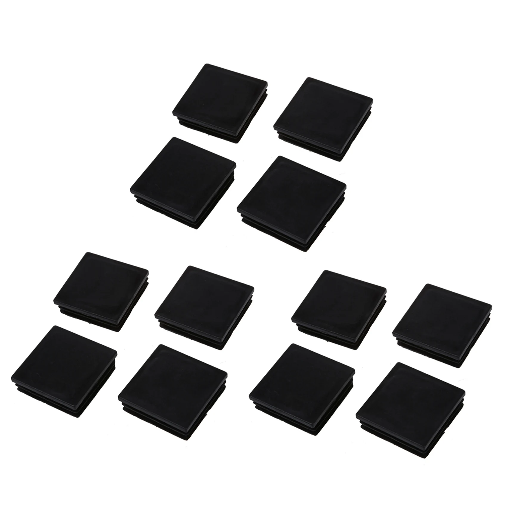

ABUP-Plastic Square Tubing Tube Insert Blanking End Caps 50Mm 2 Inch 12 Pcs