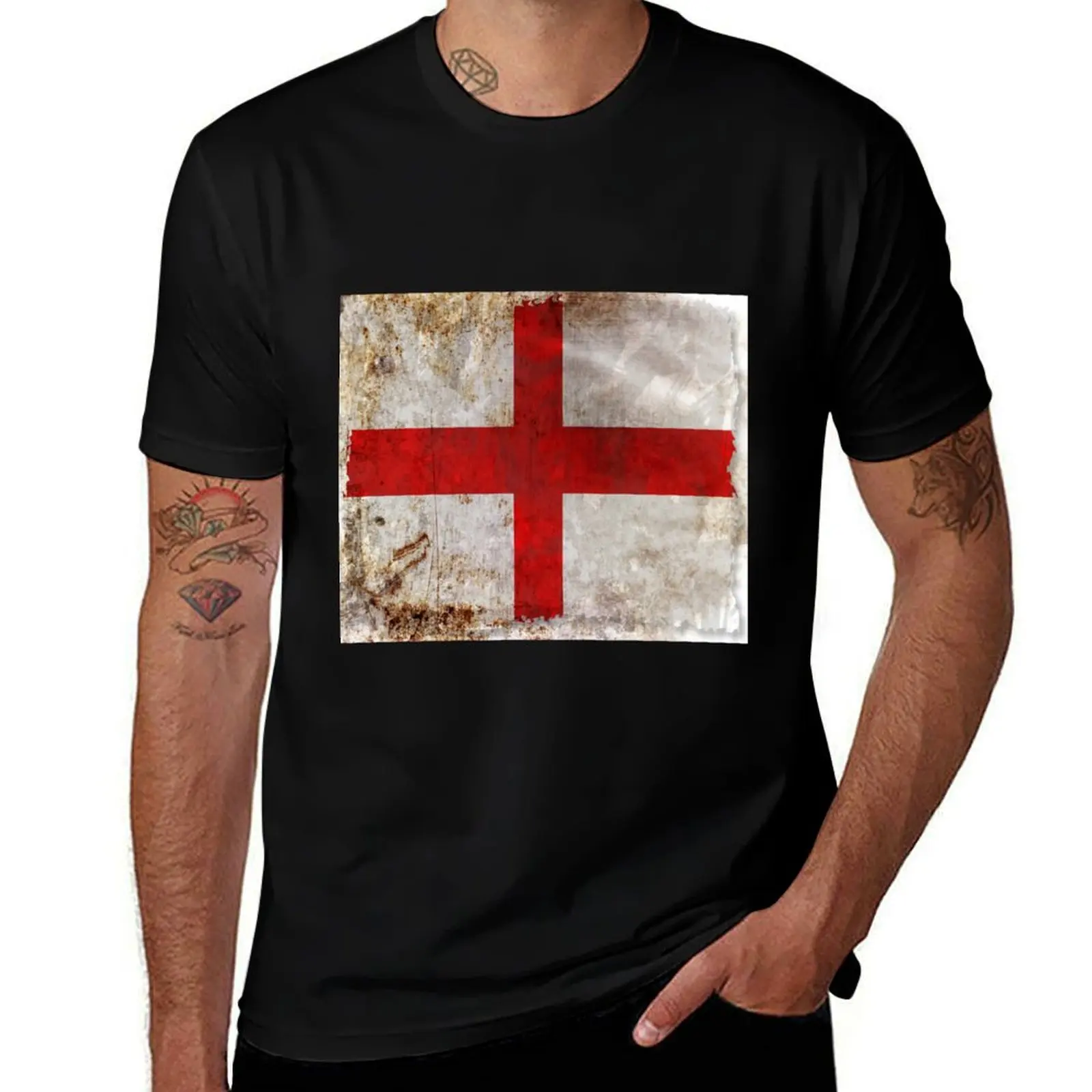 Saint George Cross T-Shirt Cool Dry Performance T-Shirt