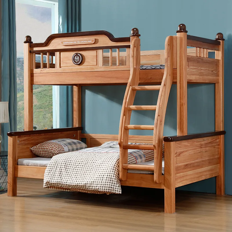 

Customizable red sandalwood, widened and thickened, bunk bed mother and child bed all solid wood high and low