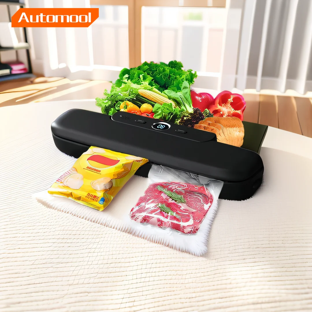 Vacuum Sealer Packaging Machine FoodSealer With Free 10pcs Vacuum bags Household Kitchen Vacuum Food Sealing 220V