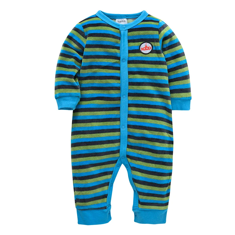 

Spring&Winter Baby Boys Clothing Velour Warm Romper Sets Long Sleeve Jumpsuit Kids Playsuit Newborn Boys Clothes 0-12M