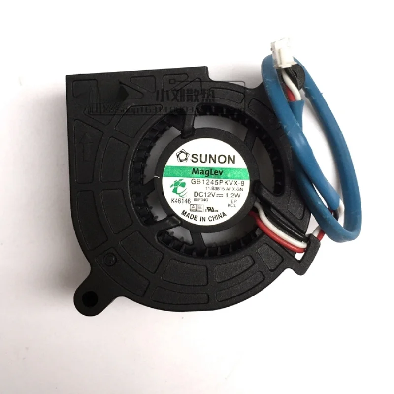 Y+FOR SUNON MAGLEV GB1245PKVX-8  DC12V 1.2W 3Pin Projector Cooling Fan