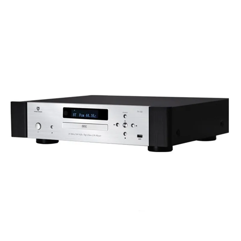 Flagship Fully Balanced HIFI CD Player AD1955+OPA1656 Bluetooth 5.0 USB TF Card Lossless Read Music Turntable for Audiophiles