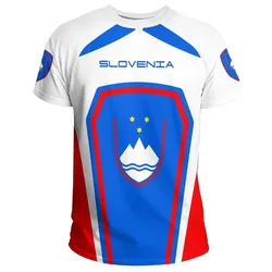 Koszulka 2024 Summer Explosion SLOVENIA National Logo Joint luźne i wygodne casualowe koszulka sportowa t-shirt