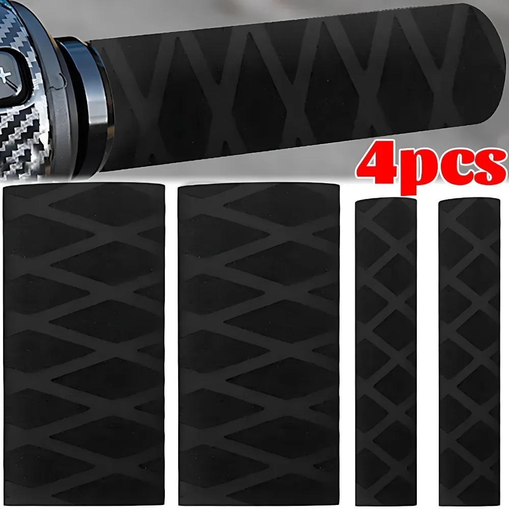 

Anti Slip Motorcycle Grip Covers Silicone Handlebar Sleeves Vibration Damper Black Motorcycle Handbar Protector Riding Equipment