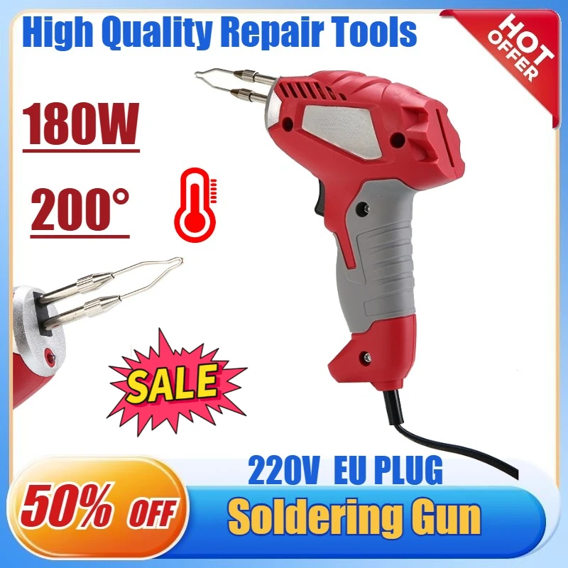 

180W EU Plug Fast Thermal Electric Soldering Iron High-power Industrial-grade Welding Repair Tool Soldering Gun Rework Station