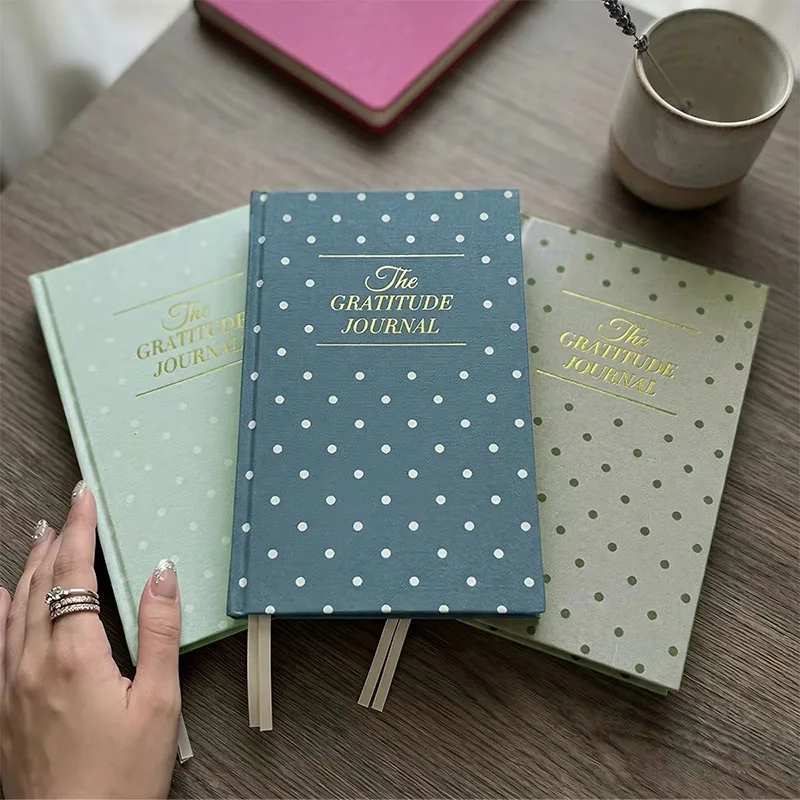 a5 point Thanksgiving Diary Gratitude Journal 2027 Cloth UV Print Notebook - Soft Touch Cover for Writing And Reflection