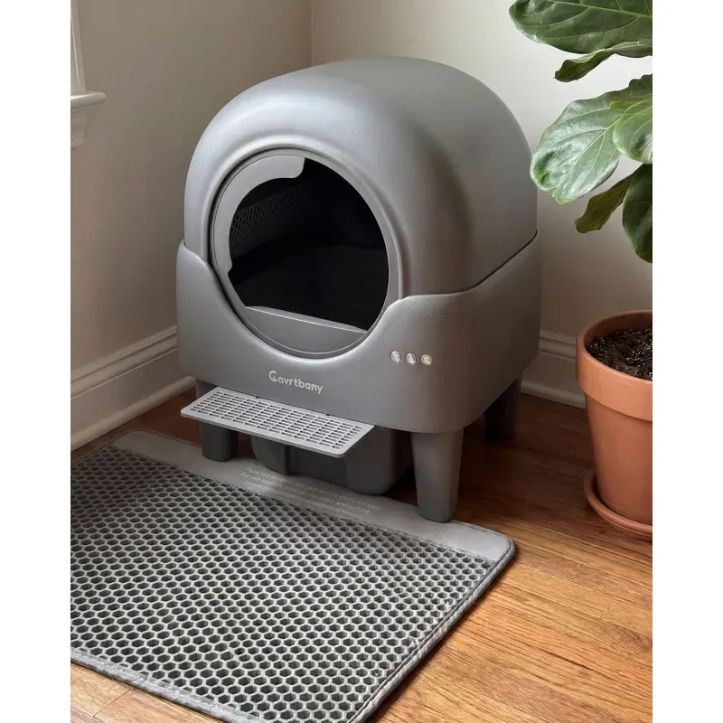 2026 New, High Quality, New Smart Automatic Cat Box with Large Space Eco-Friendly Odor Control Remote Control One-button Easy