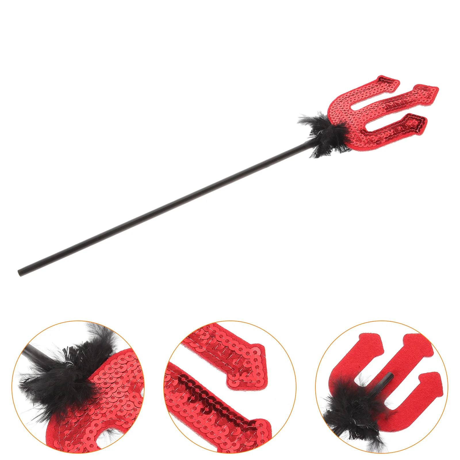 Vork Prop Lichtgewicht Plastic Demon Vork Voor Halloween Cosplay Party Stage Performance Decor Accessoire