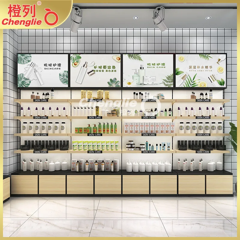 Custom. Source Factory All-Metal Paint Multi-Layer Display Cabinet Customizable Store Life Hall Products Showcase