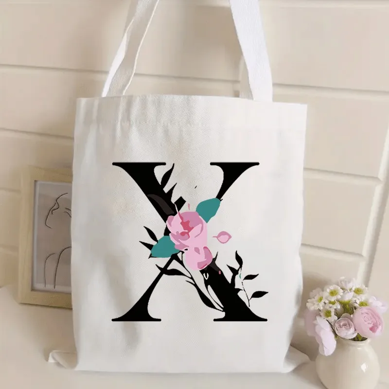 Karaoke Queen Microphone Distressed Vintage Letter Print Canvas Tote Bag Singer Music Lover Casual Shopping Tote Bag