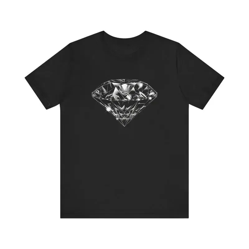 Diamond  Kawaii Clothes Short Sleeve Tees Man ClothesT Shirt