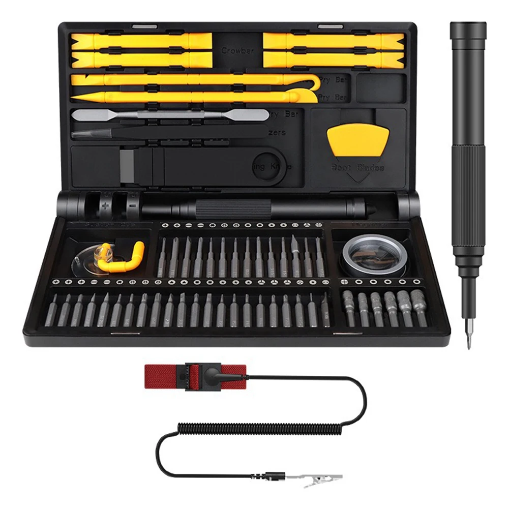 Precision Manual/Electric Screwdriver Magnetic Bits Tweezers PC Phone Repairhand Tool Power Tool Accessories