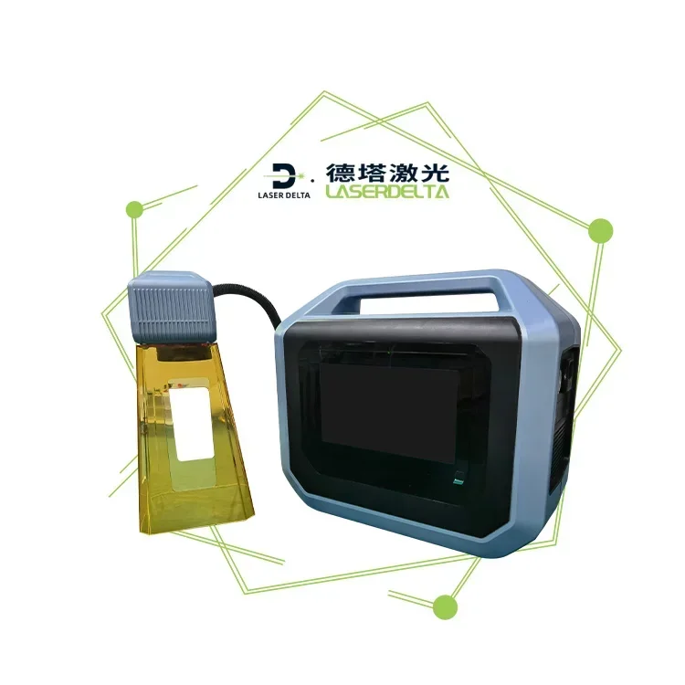 NEW hand held portable mini 30w 20w fiber lazer marking machine handheld marker engraving machine