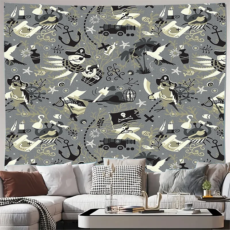 Tapisserie de vague d'océan sans cadre, décor de plage nautique, tenture murale côtière, Art de la vie marine, décor de salle de sirène, Boho, vibrations de Surf pour la maison, Ocea