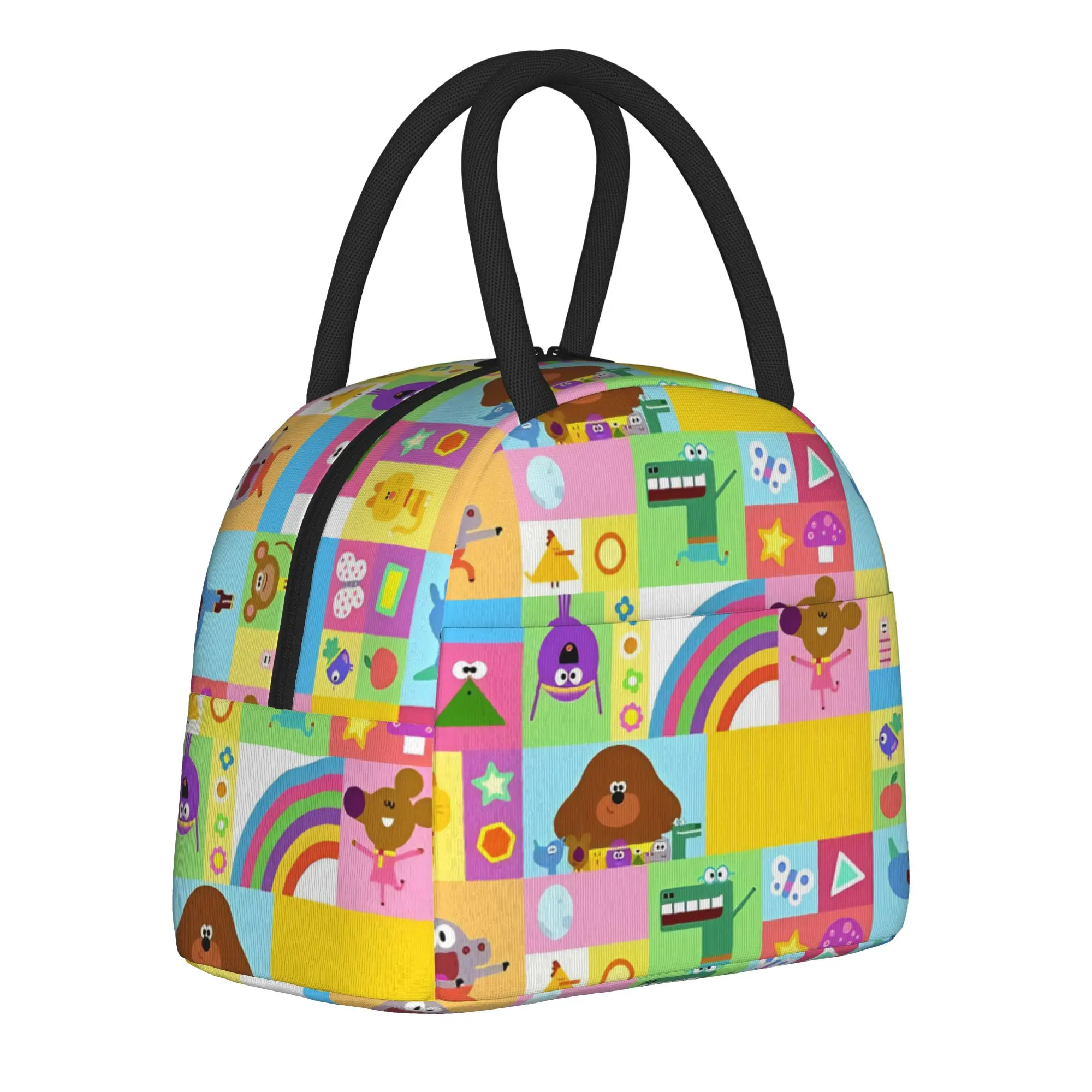 D-Dugges Dog Game Cartoon Insulated Lunch Bags High Capacity Meal Container Cooler Bag Tote Lunch Box College  Picnic Food Bag