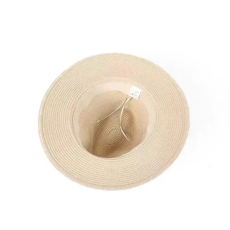 Male Foldable Big Head Straw Hat Panama Summer Outdoors Cowboy Hat Sandy Beach Sun Hats Man Plus Size Fedora Hat 57CM 60CM 64CM